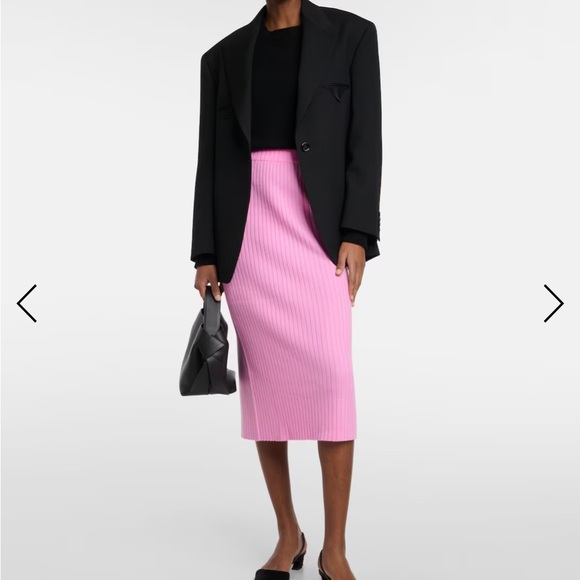 JARDIN DES ORANGERS
High-rise ribbed-knit cashmere midi skirt size (S) - Picture 3 of 7